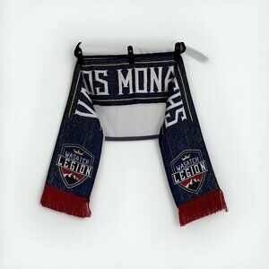 Monarchs Wasatch Legion The Pups Scarf Blue Red Fringe Winter